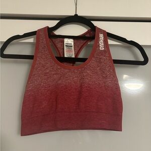 Red Ombré Gymshark Sports Bra